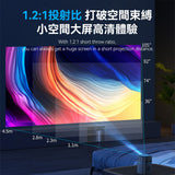 「制造浪漫」流動投影機 - 加強版***另送60/72寸投影儀抗光幕布 (預訂貨品,11月21日送出)