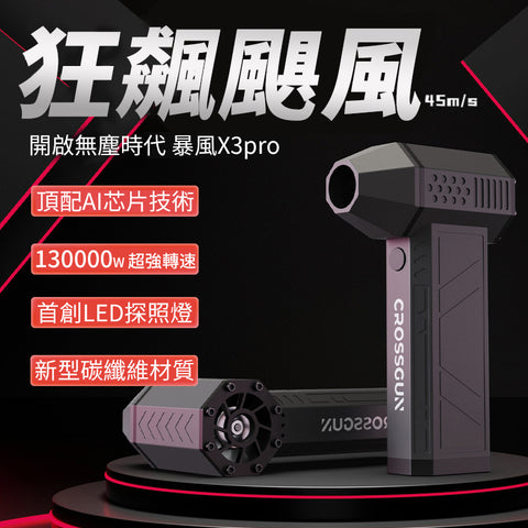 CROSSGUN X3 Pro 渦輪暴力風扇 (預訂貨品，6月7日送出)