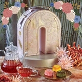 2023 Lady M 中秋節月餅禮盒粉嫩毛絨仿麂皮圓拱首飾盒 (預訂貨品，9月27日送出)