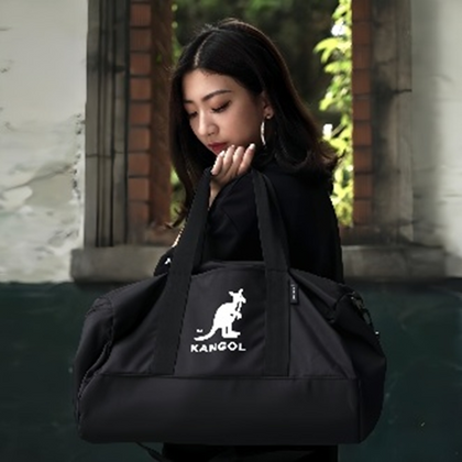 【限時優惠】 KANGOL 大 LOGO 運動旅行兩用包