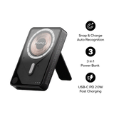 Momax 1-Power X Pro+ 10000mAh 內置USB-C線移動源支架 (CCC 認證)